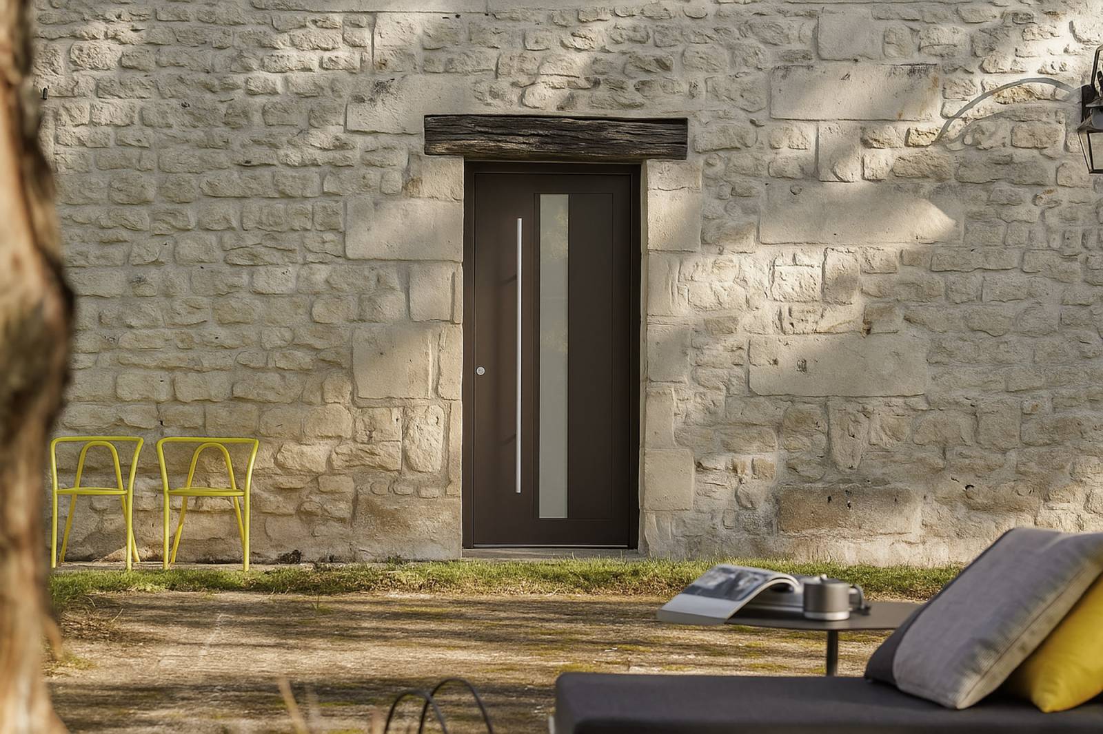 Installation d’une porte d’entrée acier ZILTEN NAGANO à Blaye