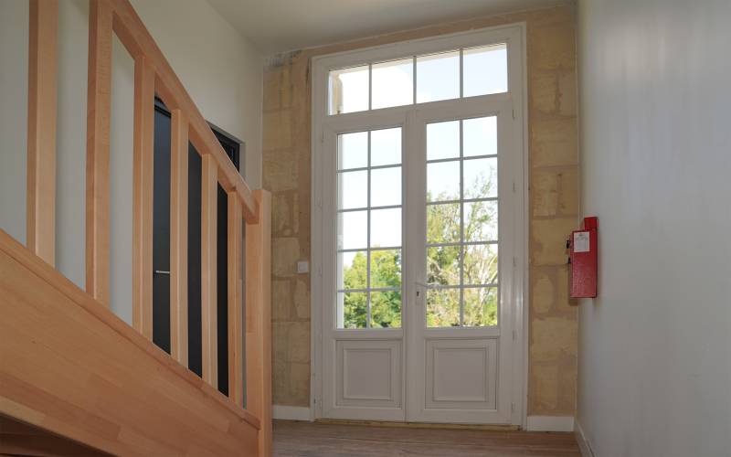 Pose de fenêtres et portes-fenêtres en aluminium blanc en Gironde
