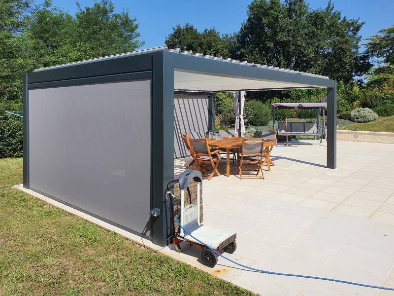 Entreprise de pose pergola alu bioclimatique gironde